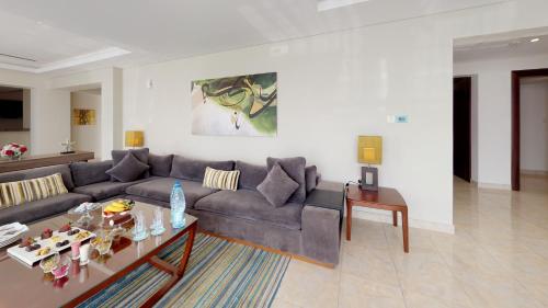 Coin salon dans l'établissement Simaisma A Murwab Resort