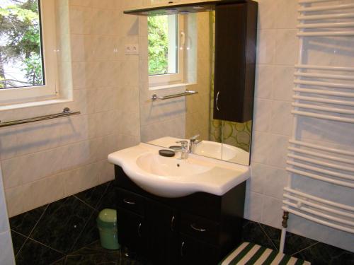 Koupelna v ubytování Székely Apartman