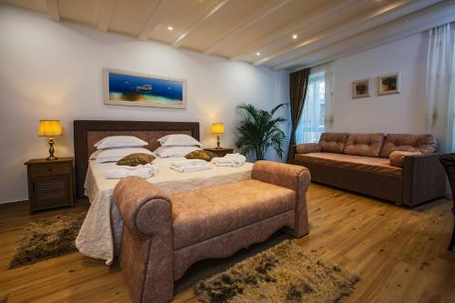 Postel nebo postele na pokoji v ubytování Heritage Hotel Dea Hvar