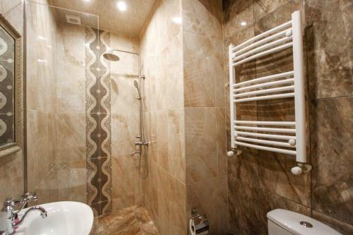 Koupelna v ubytování B&B rooms
