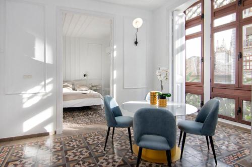 Postel nebo postele na pokoji v ubytování Gran Vía Luxury 3BR
