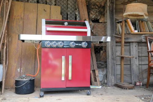 Dapur atau dapur kecil di Mirabellenhof- Remise