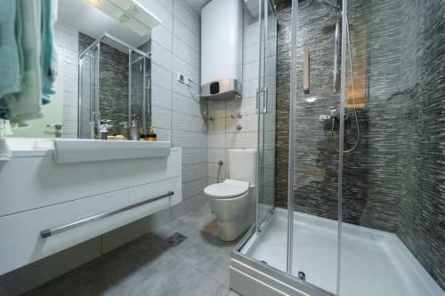 Kupatilo u objektu Apartmani Tref