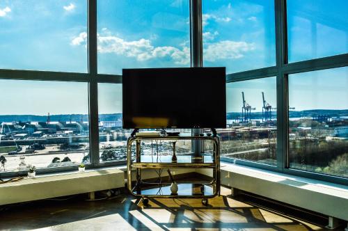 TV a/nebo společenská místnost v ubytování Sau Tau