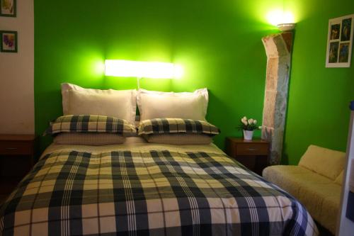 Ένα ή περισσότερα κρεβάτια σε δωμάτιο στο Mini suite alla Cascata