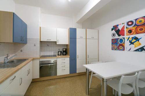 مطبخ أو مطبخ صغير في Apartment Duomo