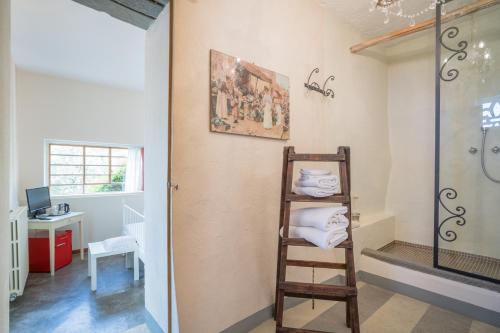Koupelna v ubytování B&B Rosso Baccara