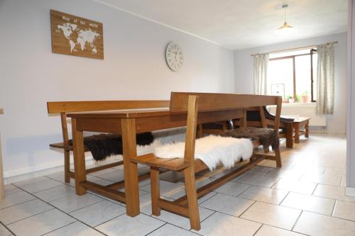 Posezení v ubytování Gîte de la Lavandière à Ucimont