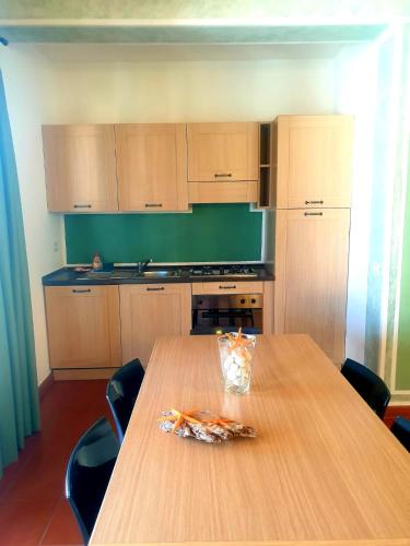 Η κουζίνα ή μικρή κουζίνα στο Residence Ataras