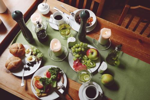 Mad på bed and breakfast-stedet eller i nærheden