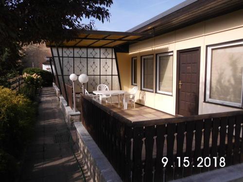 Μπαλκόνι ή βεράντα στο Bungalow, Nähe Ilsenburg und Wernigerode