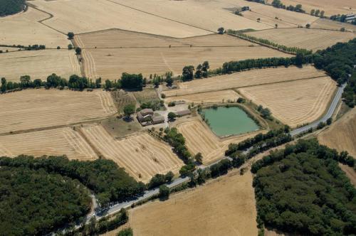 Landskap semula jadi dekat dengan the country house