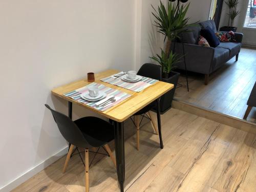 Dining area in a panziókat