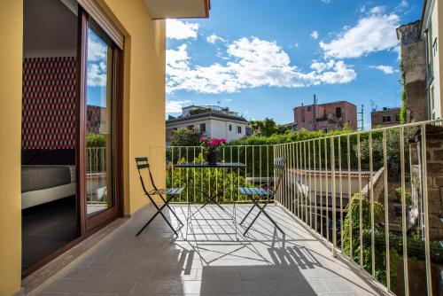 Balkón nebo terasa v ubytování Delle rose inn