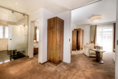 Salle de bains dans l'établissement Hotel Brigitte