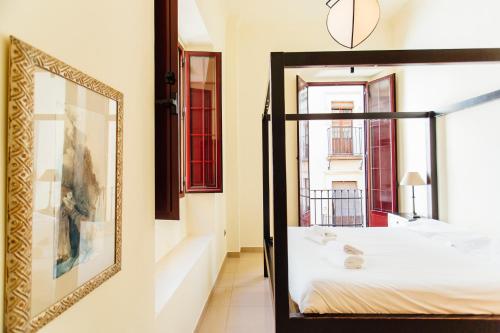 Cama o camas de una habitación en Apartamento Malhara