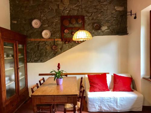 Ένα ή περισσότερα κρεβάτια σε δωμάτιο στο La Casa di Claudia