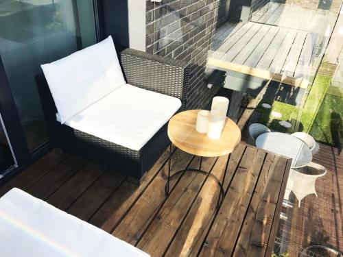 Prostor za sedenje u objektu Apartment Mona