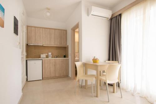 A kitchen or kitchenette at Porfyris Studios and Apartments