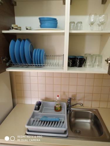 Η κουζίνα ή μικρή κουζίνα στο Anastasia Apartments