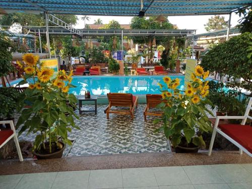 Song Huong Hotel Mui Neの敷地内または近くにあるプール