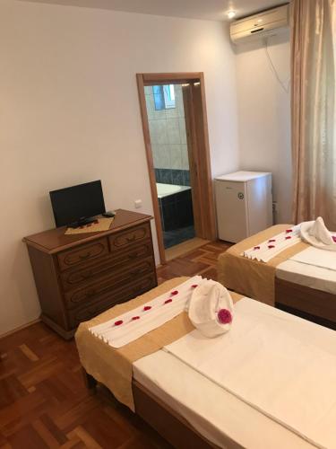 Postel nebo postele na pokoji v ubytování Casa Nursil