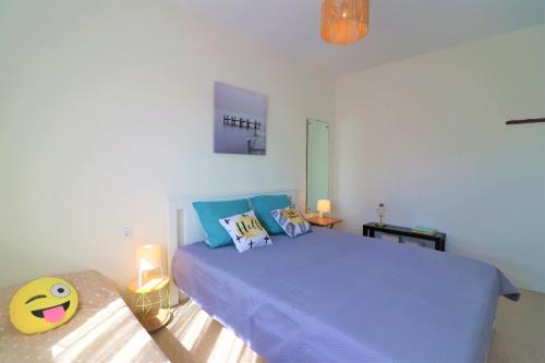 Cama o camas de una habitación en Gran Via 2B Roses - Immo Barneda