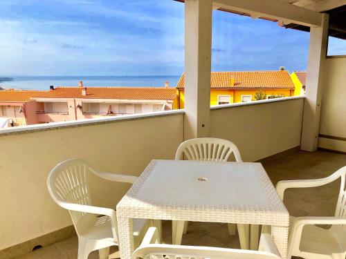 Balkón nebo terasa v ubytování Apartament Lucìa 150mt from beach