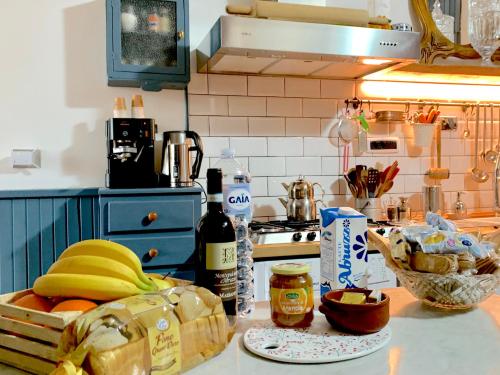 Køkken eller tekøkken på Relais Borgo Poggetello