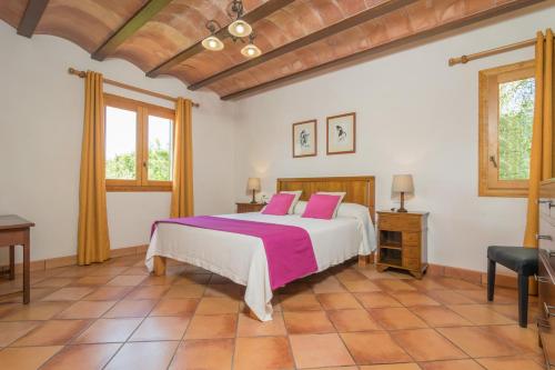 Cama o camas de una habitación en Can Mostatxet