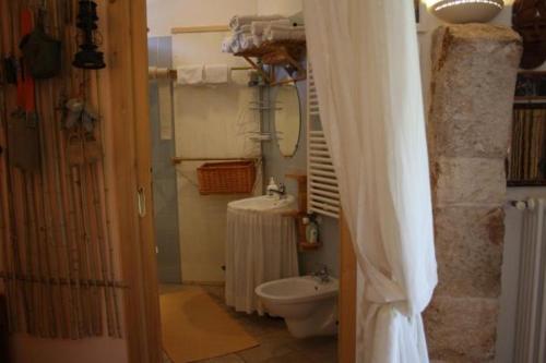 Koupelna v ubytování Mini suite alla Cascata