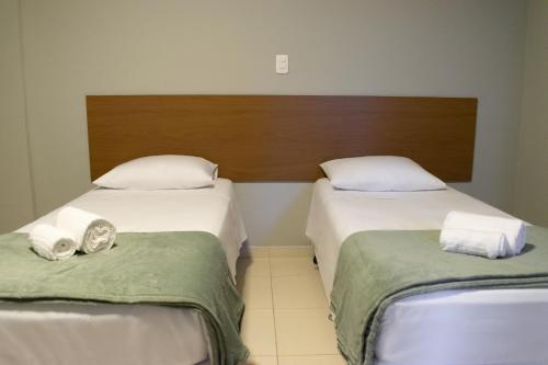 Katil atau katil-katil dalam bilik di Hotel Central