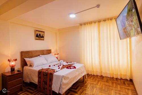 Ένα ή περισσότερα κρεβάτια σε δωμάτιο στο Quechua Hostal Recoleta
