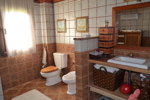 Koupelna v ubytování VILLA LAURA