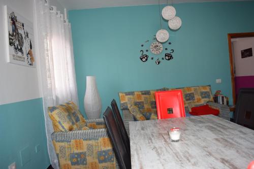 Posezení v ubytování B&B La Caleta Zimmer 2