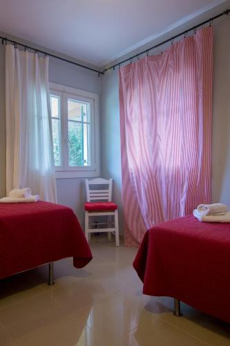 Кровать или кровати в номере Villa Elaia Suites & Apartments No.2