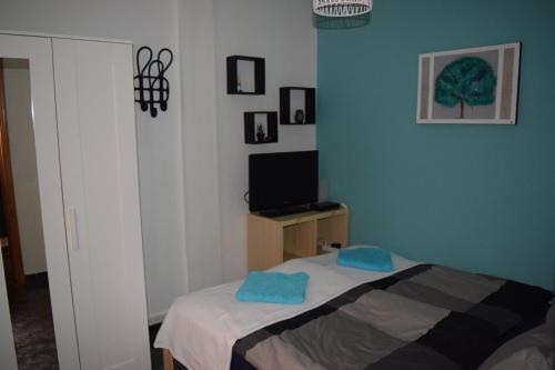 Postel nebo postele na pokoji v ubytování B&B La Caleta Zimmer 3