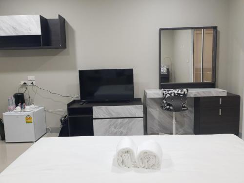Kuchyň nebo kuchyňský kout v ubytování iResidence hotel