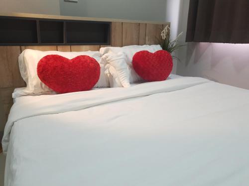 Postel nebo postele na pokoji v ubytování iResidence hotel