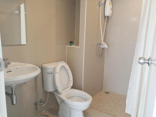 Koupelna v ubytování iResidence hotel