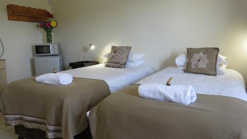Una cama o camas en una habitación de Karoo-Koppie