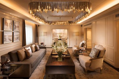 Χώρος καθιστικού στο Kempinski Hotel Beijing Yansha Center