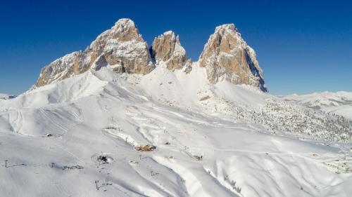 Rifugio Salei v zimě