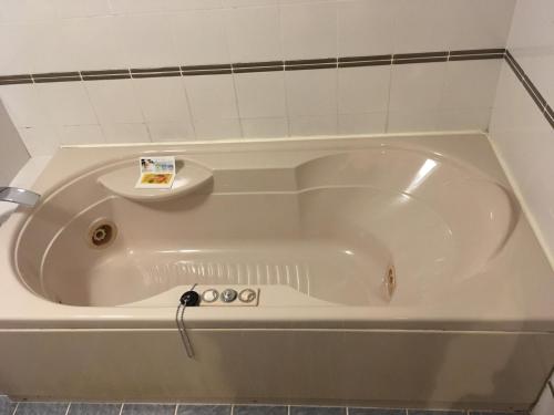 Koupelna v ubytování Hotel Noel