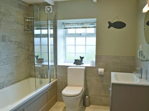 A bathroom at Port Hole 