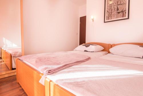 a bedroom with two beds in a room at Apartman Vendi in Zagvozd