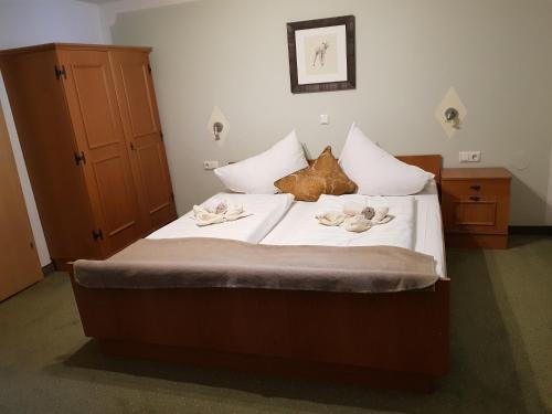 Ein Bett oder Betten in einem Zimmer der Unterkunft Apartment Hacksteiner