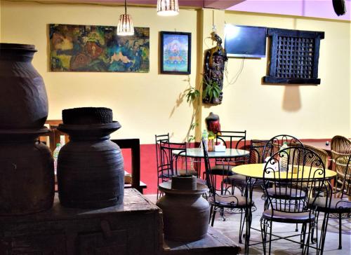 Posezení v ubytování Berg House Cafe and Hotel