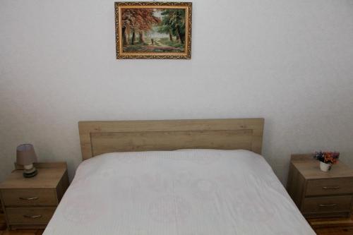 Postel nebo postele na pokoji v ubytování Prometheus Apartment