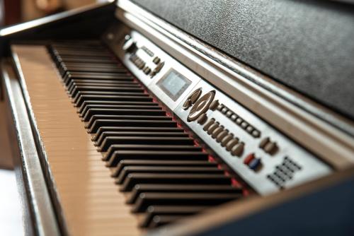 an electronic keyboard with the number forty on it at Elounda Heights (Adults Only) in Elounda